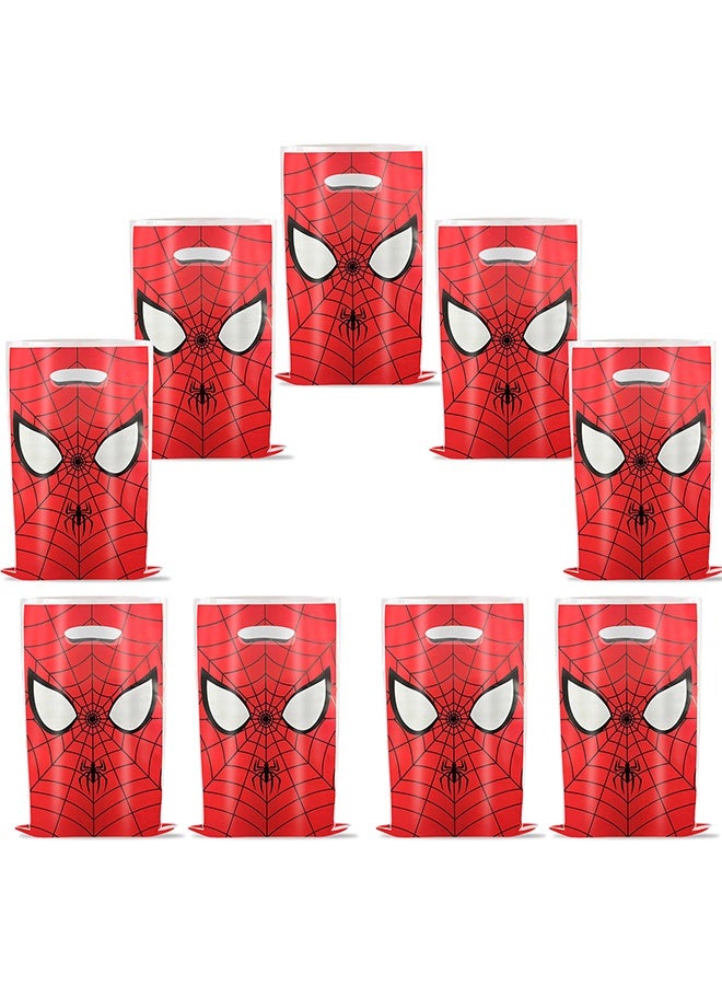 SPIDERMAN 20PCS Blue Spider-Man Themed Birthday Party Supplies, Cartoon Candy Bag, Tote Bag, Kids Gift Bag, Adult Birthday Party Decorations, Red - Image 3